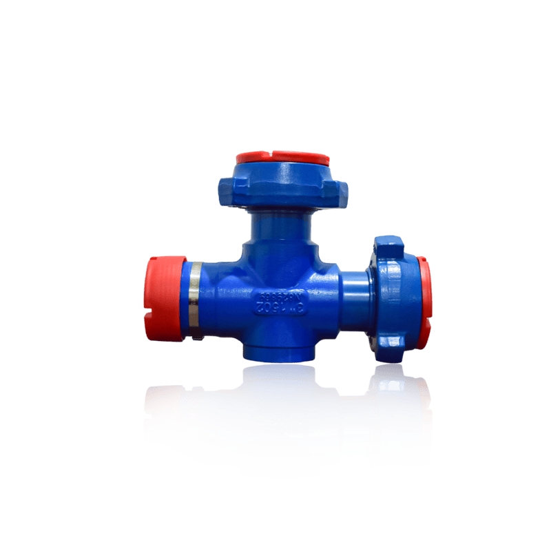 TEE 3" FIG 1502 M(WING) x M(WING) x F(THREAD) SOUR SERVICE