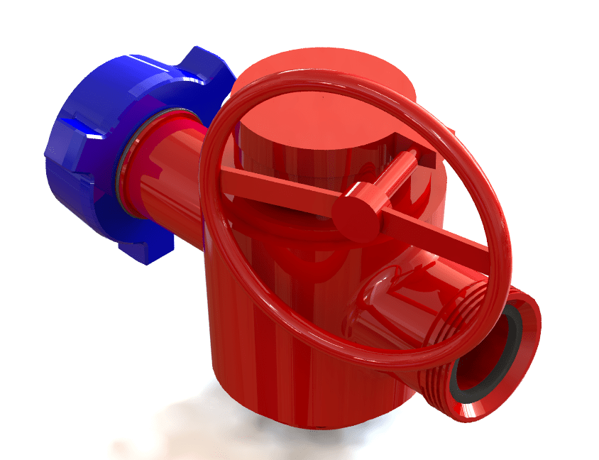 PLUG VALVE 4" * 4" 1502 GEAR OPERATED