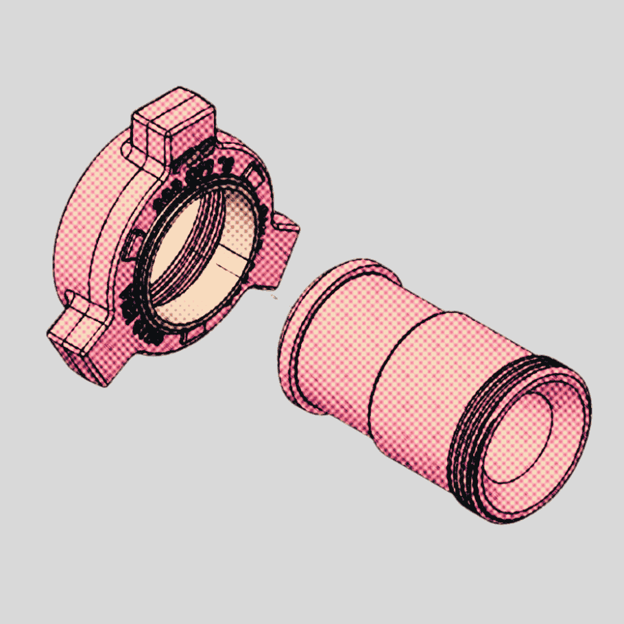 Crossover Union, 3" 206 F x 3" 602 M, 2,000 PSI, Sour Service