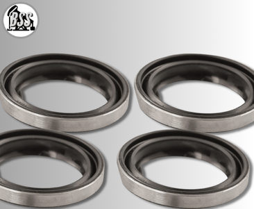 Hammer Union Seal, 1" to 4", Fig. 602/1002/1502, FKM (Viton), With Stainless Steel Ring, 80/85/90 Duro