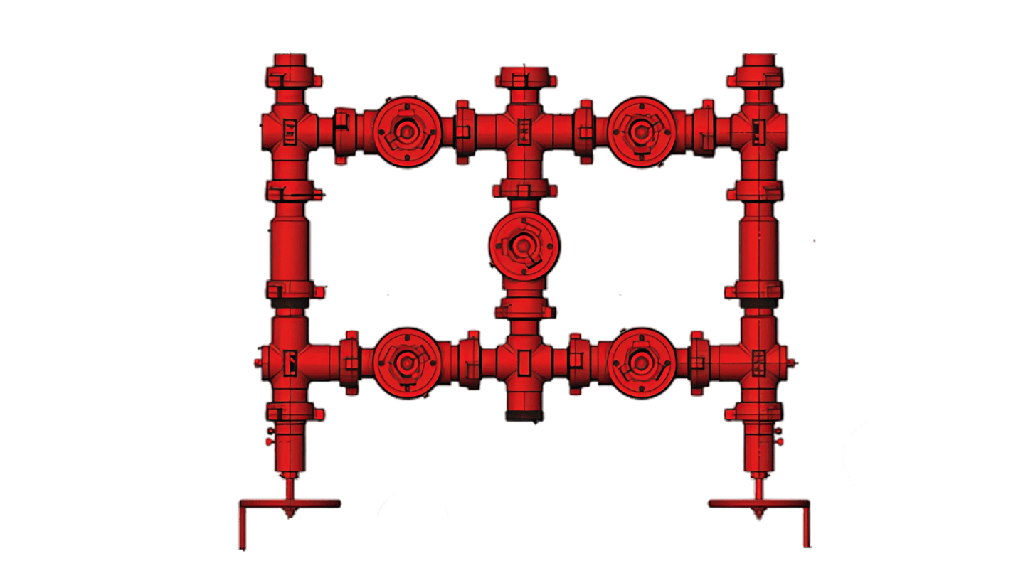 3" FIG. 1502 - 5 VALVES, 2 CHOKE MANIFOLD