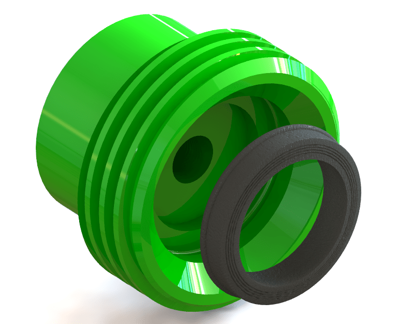 Blanking Cap, 4” 1502 F, 1/2” NPT Tap, 10000 psi, Sour Service