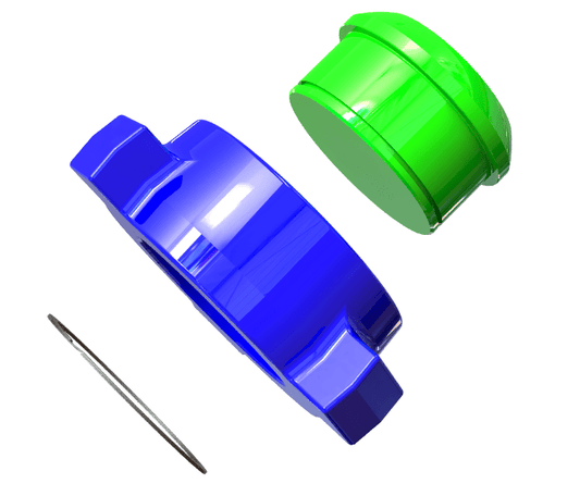 2" FIG 1502 Male Blind (wing) with nut sour service