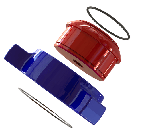 Blanking Cap, 4" 206 M, 1/2" NPT Tap, 2000 psi, STD Service