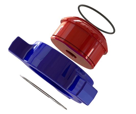 Blanking Cap, 4" 206 M, Autoclave Tap, 2000 psi, STD Service