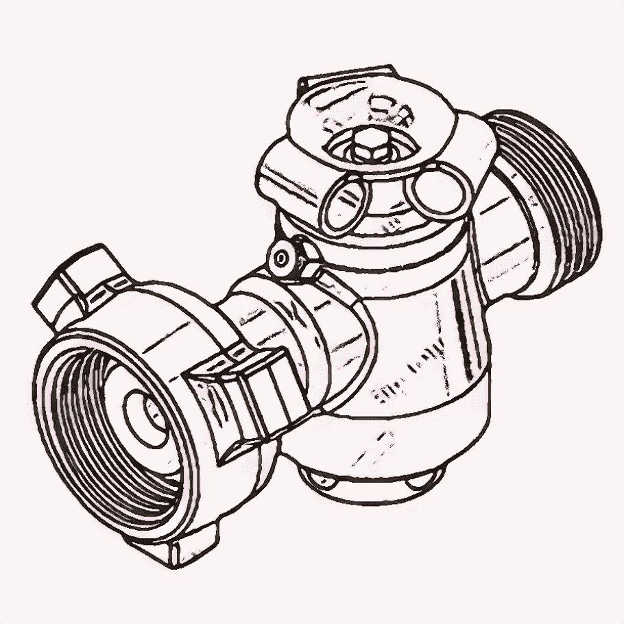 Plug Valve, Manual, Low Torque, 2" x 1" 1502 MxF, 10,000 PSI, Sour Service