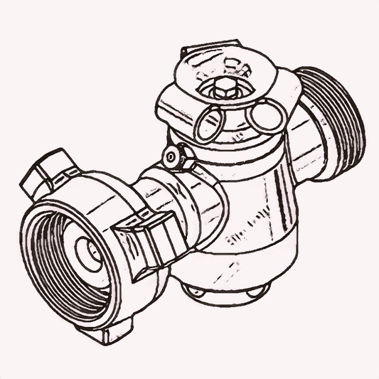 Plug Valve, Manual, Low Torque, 2" x 1" 1502 MxF, 10,000 PSI, Sour Service