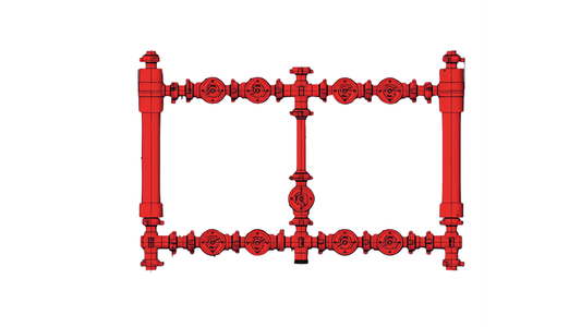 3" * 3" 9, VALVE CATCHER MANIFOLD